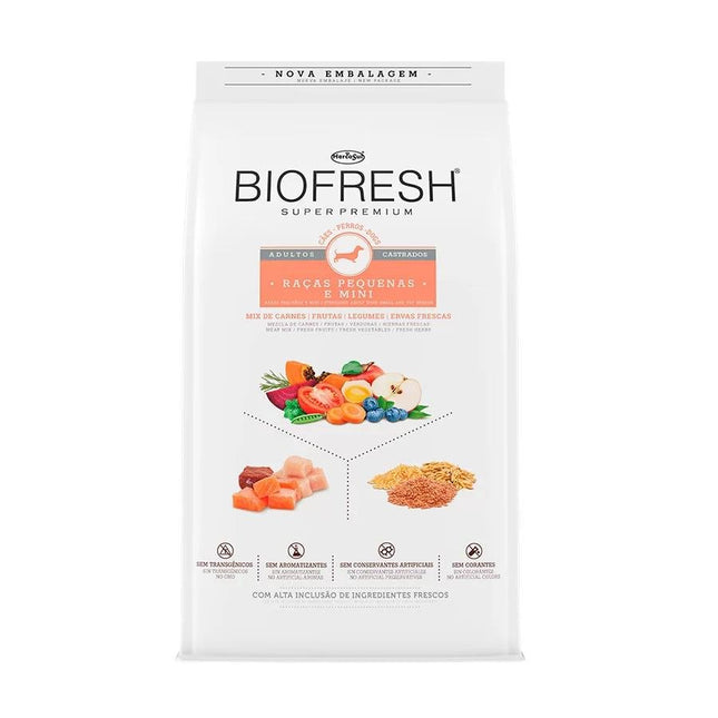BIOFRESH CAES ADULTOS CASTRADOS PEQ/MINI 1KG