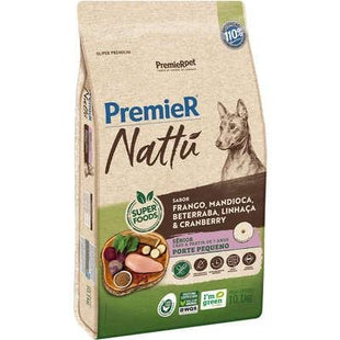 PREMIER NATTU CAES SENIOR PORTE PEQ. FRA/MAND/BET/LIN/CRA 10,1KG