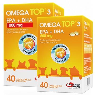AGENER OMEGA TOP 3 EPA + DHA 1000MG - 40 CAPSULAS 