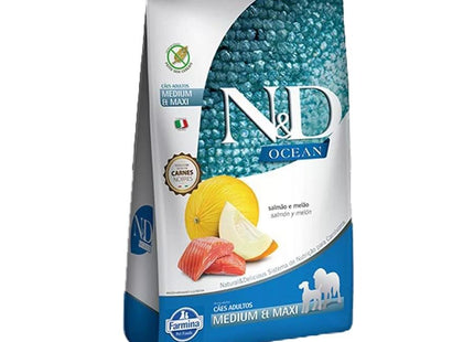 NED OCEAN CAES ADULTOS SALMAO/MELAO MED/MAXI 10,1KG