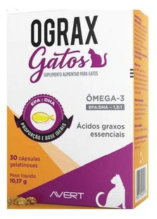 AVERT OGRAX GATOS - 30 CAPSULAS