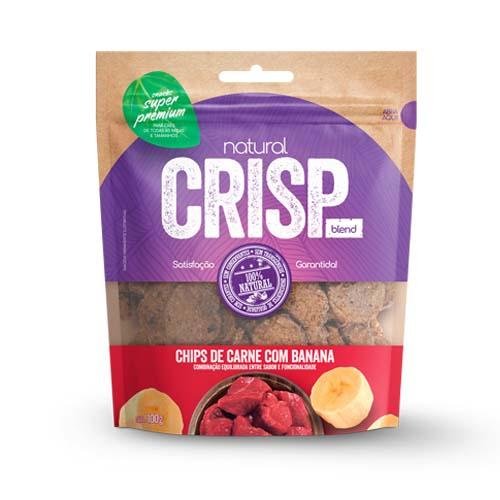 NATURAL CRISP CHIPS DE CARNE COM BANANA 100G