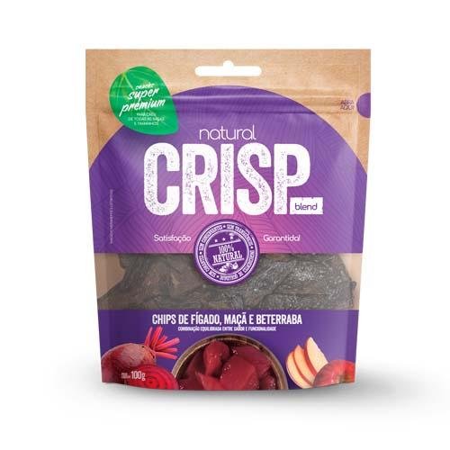 NATURAL CRISP CHIPS DE FIGADO/MACA/BETE 100G