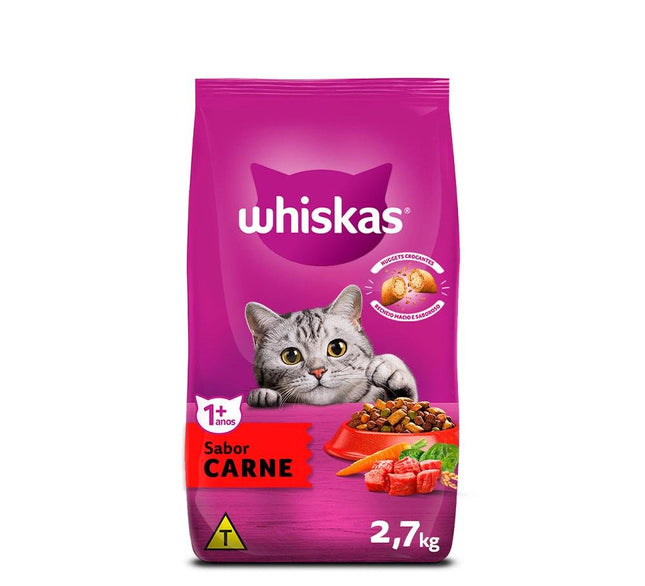 WHISKAS ADULTOS CARNE 2,7KG