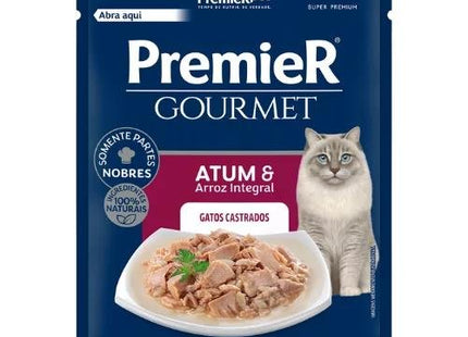 PREMIER GOURMET GATOS ADULTOS CASTRADOS ATUM 70G