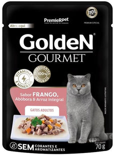 GOLDEN GOURMET GATOS ADULTOS FRANGO 70G