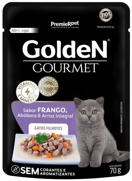 GOLDEN GOURMET GATOS FILHOTES FRANGO 70G