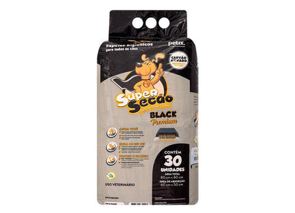 SUPERSECAO TAPETE HIGIENICO BLACK PREMIUM C/ 30 UNIDADES