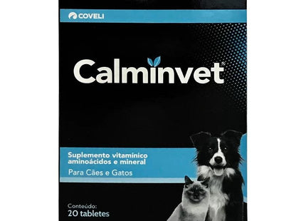 COVELI CALMINVET SUPLEMENTO VITAMINICO 20 TABLETES