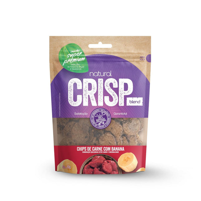 NATURAL CRISP CHIPS DE CARNE COM BANANA 20G