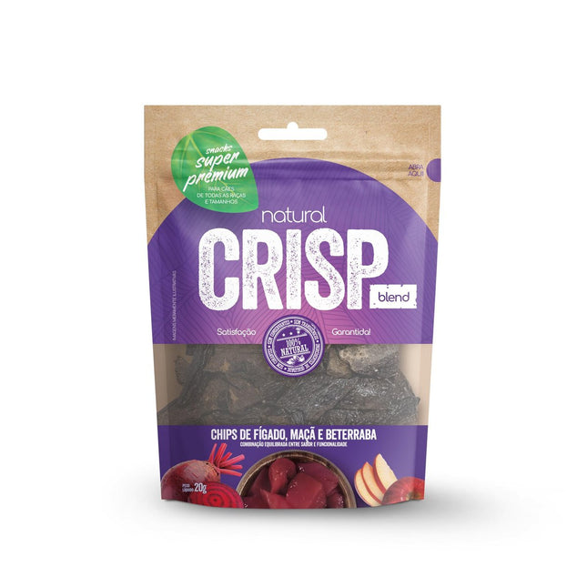 NATURAL CRISP CHIPS DE FIGADO/MACA/BETE 20G