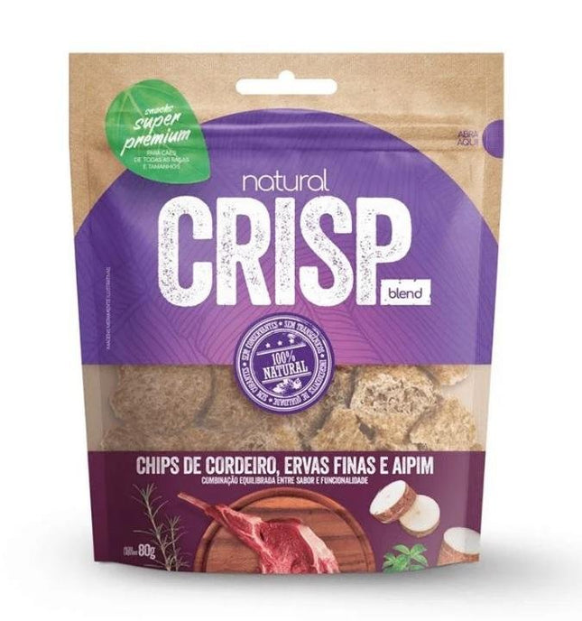 NATURAL CRISP CHIPS CORDEIRO/ERVAS/AIPIM 80G