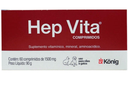 KONIG HEP VITA SUPLEMENTO VITAMINICO 1500MG - 4 COMPRIMIDOS 