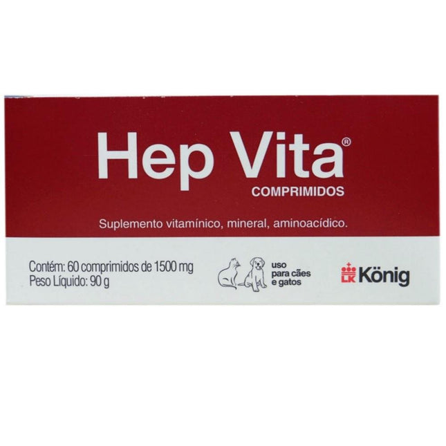 KONIG HEP VITA SUPLEMENTO VITAMINICO 1500MG - 4 COMPRIMIDOS 