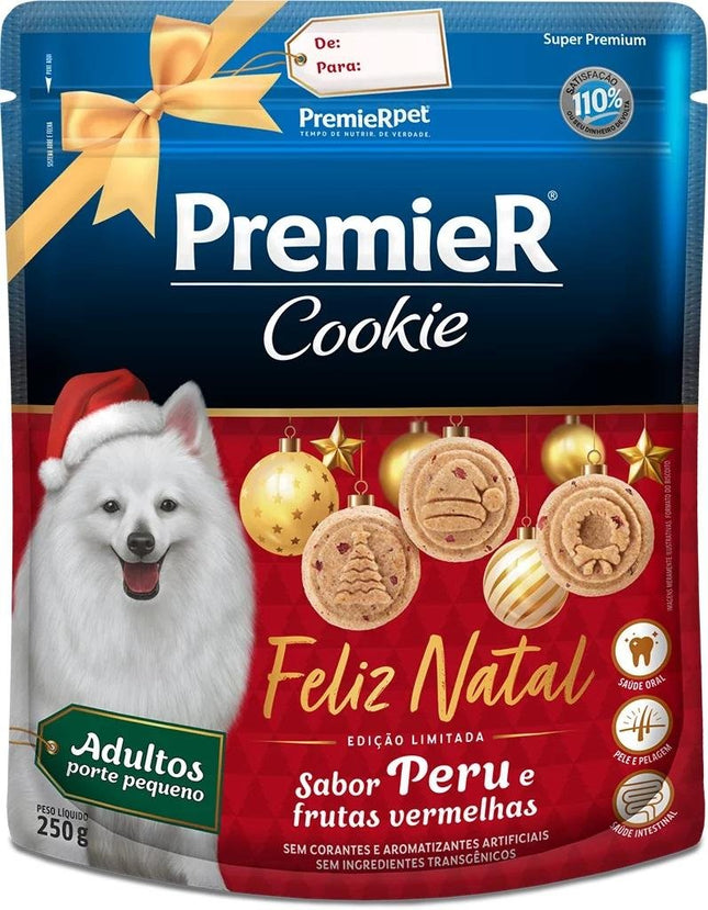 PREMIER COOKIE CAES ADULTOS PORTE PEQ. PERU FELIZ NATAL 250G