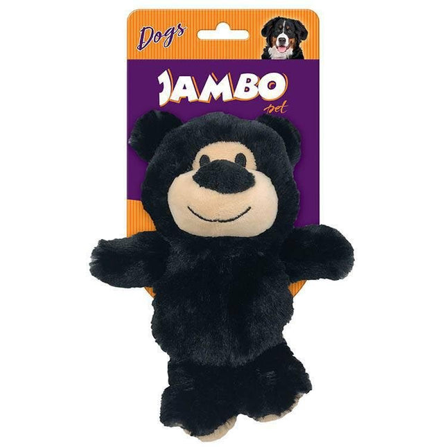 JAMBO BRINQ. PELUCIA HAPPY BEAR PEQUENO PRETO