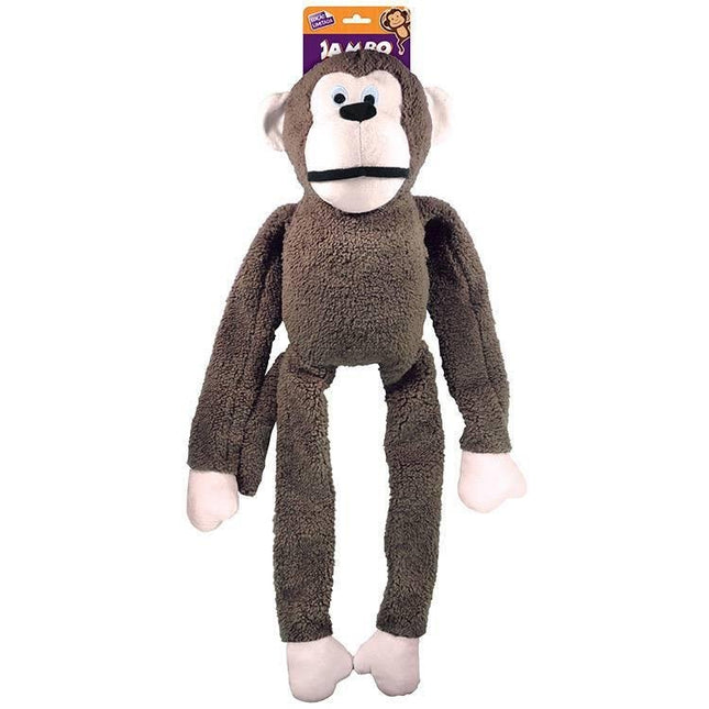 JAMBO BRINQ. PELUCIA MACACO GD MARROM KELEV