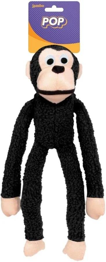 JAMBO BRINQ. PELUCIA MACACO GD PRETO KELEV