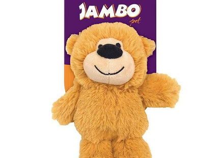 JAMBO BRINQ. PELUCIA HAPPY BEAR PEQUENO BEGE