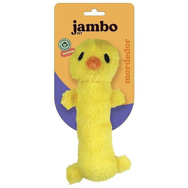 JAMBO BRINQ. PELUCIA BARRIGUINHA PLUSH PATO AMARELO