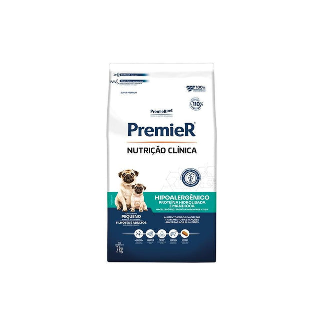 PREMIER CAES HIPO. HIDRO ADULT/FILH PORTE PEQ. 2KG
