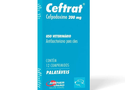 AGENER CEFTRAT 200MG 12 - COMPRIMIDOS 