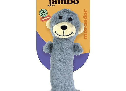 JAMBO BRINQ. PELUCIA BARRIGUINHA PLUSH MACACO CINZA