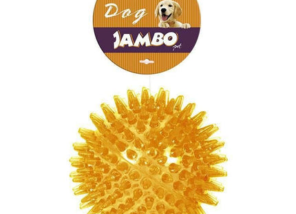 JAMBO BOLA TPR GD LARANJA ESPINHO C/ SOM