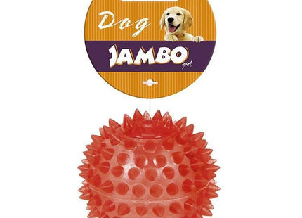 JAMBO BOLA TPR PQ VERMELHA ESPINHO C/ SOM