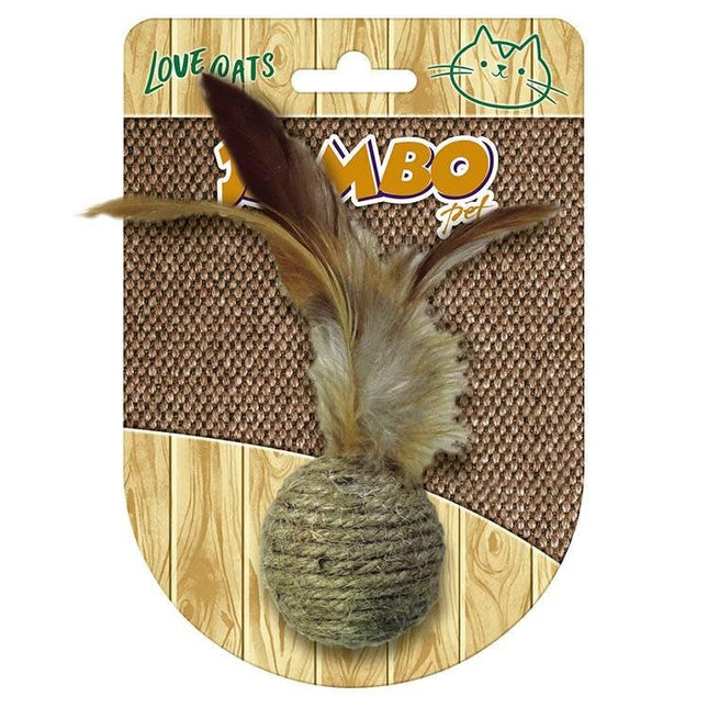 JAMBO BOLA NATURAL PARA GATOS 