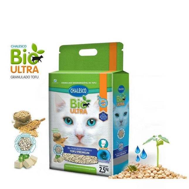 CHALESCO AREIA HIGIENICA BIO ULTRA GRANULADO 2,5KG