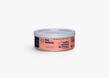 PET DELICIA GATOS MOLHO NATURAL DE FRANGO 100G