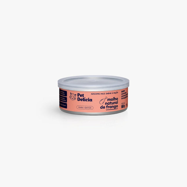 PET DELICIA GATOS MOLHO NATURAL DE FRANGO 100G
