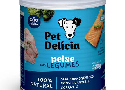 PET DELICIA CAES PEIXE COM LEGUMES 320G