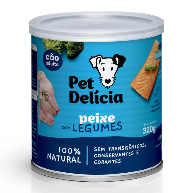 PET DELICIA CAES PEIXE COM LEGUMES 320G