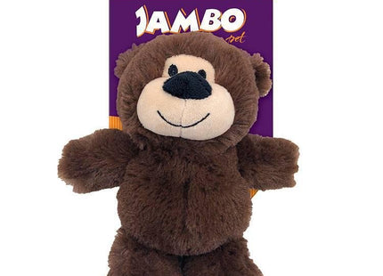JAMBO BRINQ. PELUCIA HAPPY BEAR PEQUENO MARROM