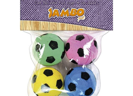 JAMBO CAT BOLINHA FUT C/4 UNI