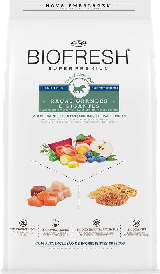 BIOFRESH CAES FILHOTES GRANDES/GIGANTES 15KG