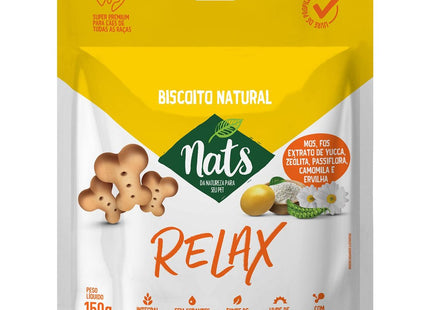 NATS BISCOITO NATURAL RELAX 150G