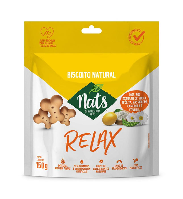 NATS BISCOITO NATURAL RELAX 150G