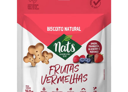 NATS BISCOITO NATURAL FRUTAS VERMELHAS 150G