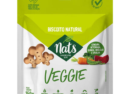 NATS BISCOITO NATURAL VEGGIE 150G