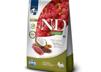 NED QUINOA CAES ADULTOS PATO/QUI PELE E PELO MINI 2,5KG