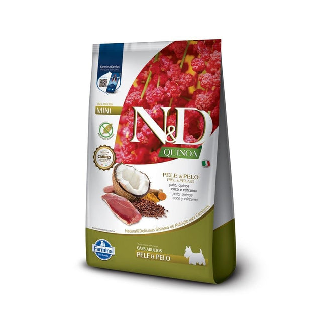 NED QUINOA CAES ADULTOS PATO/QUI PELE E PELO MINI 2,5KG