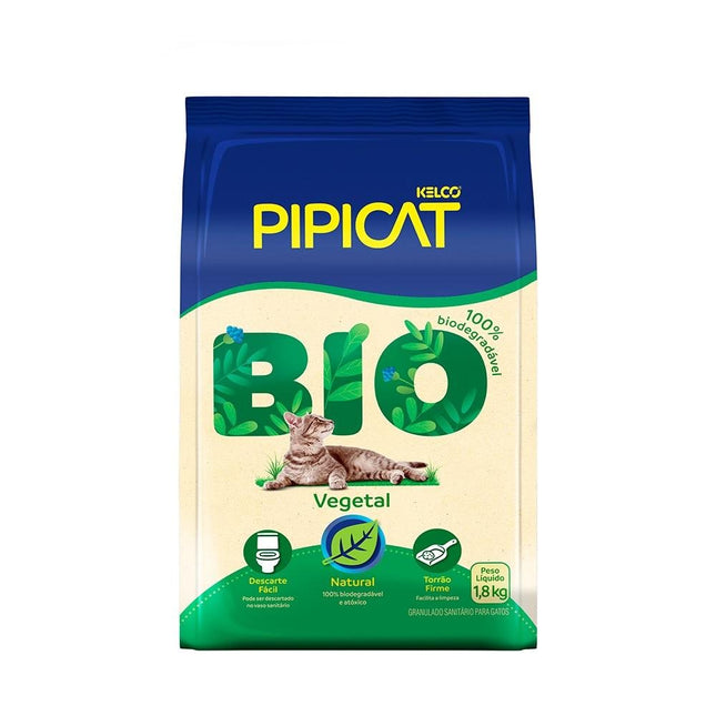 KELCO PIPICAT AREIA HIGIENICA BIO VEGETAL 1,8KG