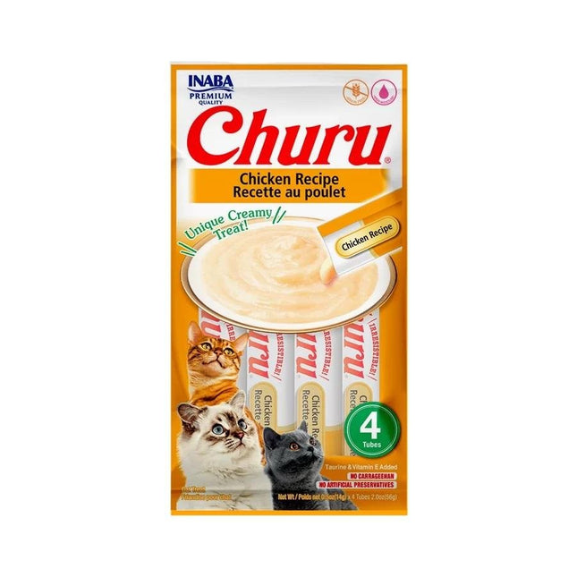 CHURU CAT PETISCO GALINHA C/4 UNI 56G