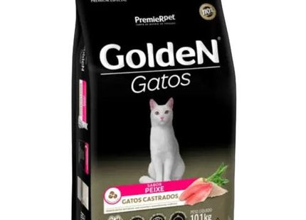 GOLDEN GATOS ADULTOS CASTRADOS PEIXE 10,1KG