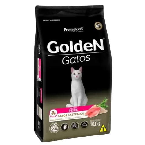 GOLDEN GATOS ADULTOS CASTRADOS PEIXE 10,1KG
