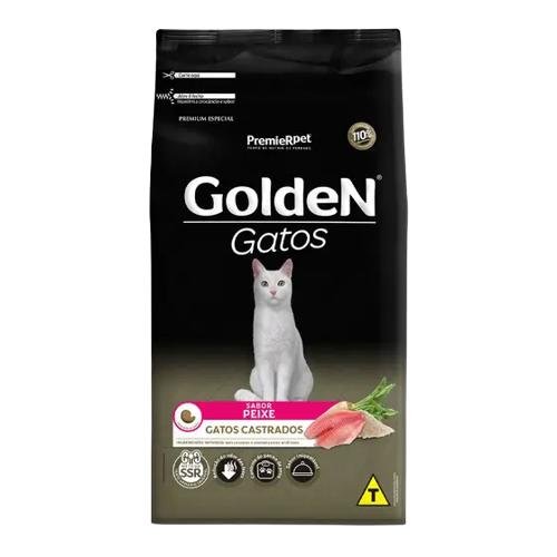 GOLDEN GATOS ADULTOS CASTRADOS PEIXE 1KG