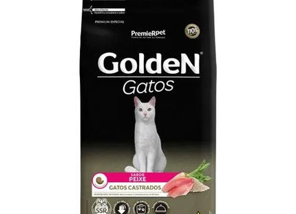 GOLDEN GATOS ADULTOS CASTRADOS PEIXE 3KG